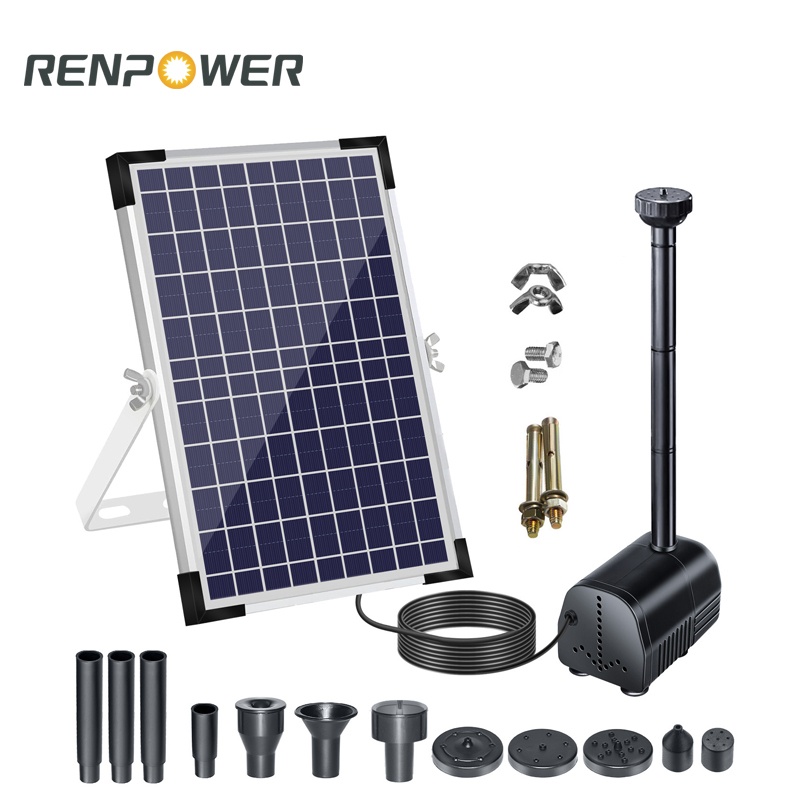 10W Solar DC Ogrodowa Fontanna Fontanna Fontanna Fontanna Fontanna Outdoor Wysoka moc słoneczna