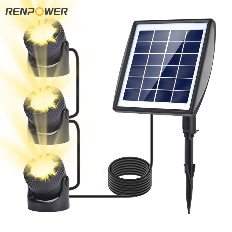 Solar Pond Light Manual Solar Podwodne światła ogrodnicze